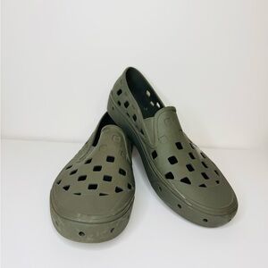 Men’s Vans Trek Slip-On Shoes - Grape Leaf Olive Green